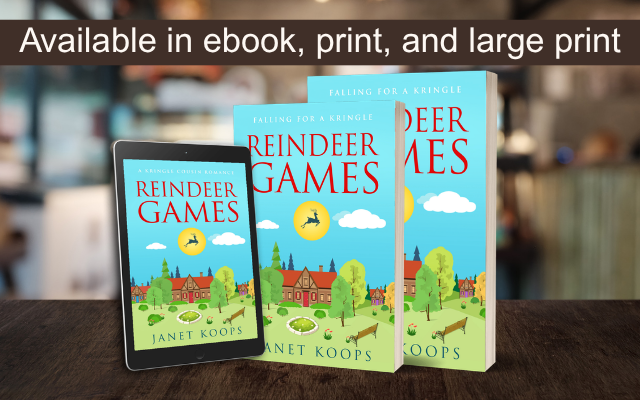 Reindeer Games ebook cover, print, and large print.